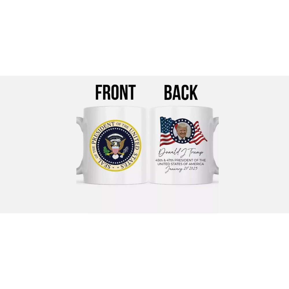 Donald Trump 2024 Keep America Great 45-47 Trump President Coffee Mug